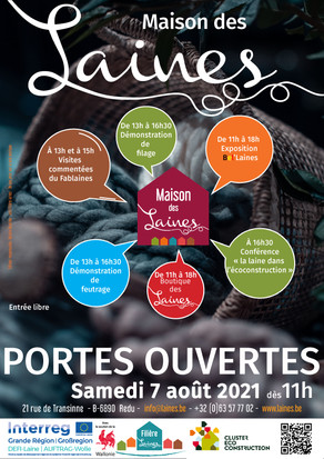 Portes ouvertes de la Maison des laines ce 7 août. 